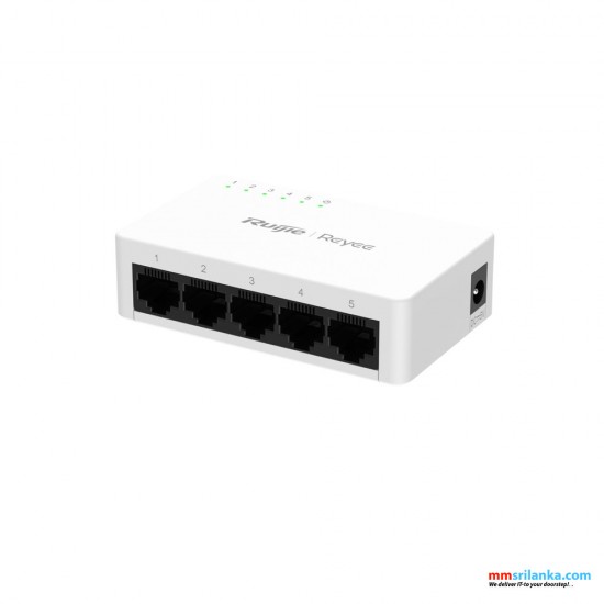 Ruijie Reyee RG-ES05G-L 5-Port 10/100/1000 Mbps Unmanaged Non-PoE Switch (3Y)